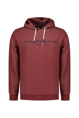 NZA New Zealand Auckland Hoody Sweater 55/45% Poly/Katoen 1570 CHERRY RED MELANGE 1570 CHERRY RED MELANGE