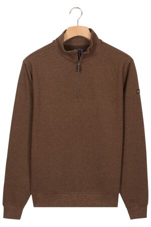 Baileys Sweatshirt 1/2 Zip 100%Co 809 Brown 809 Brown