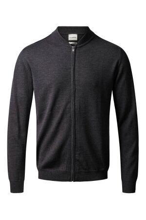 Belika Turin Cardigan Bomber Slate Grey Grijs Grijs