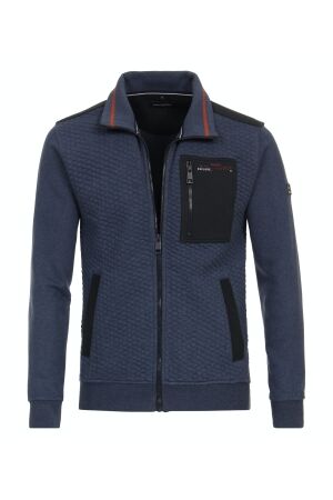 Casa Moda Sweatvest Aqua Blauw Blauw