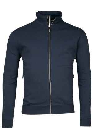 Baileys Sweat Cardigan Fine Pique 69 Dark Blue 69 Dark Blue