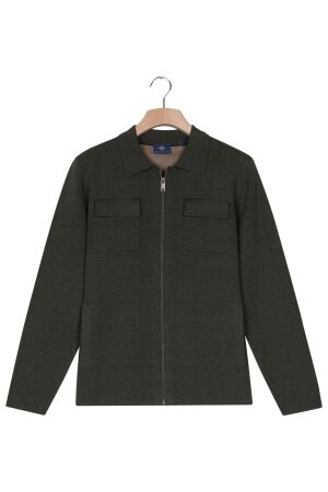 Baileys Cardigan Zip Polo + Chestpockets 795 Dark Green 795 Dark Green