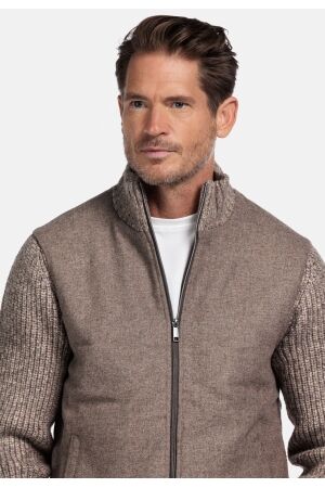 Baileys Cardigan Zip Flanel fabric 805 Brown 805 Brown