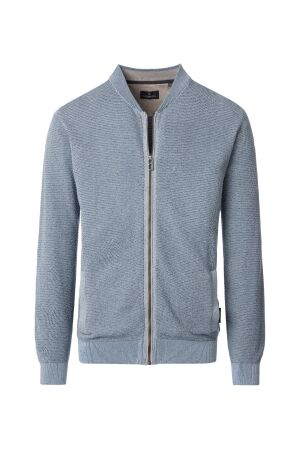 Casa Moda Full Zip Cardigan 100% Cotton 122 Blau 122 Blau