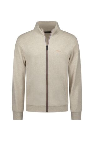 NZA New Zealand Auckland SWEAT CARDIGAN 62/38% Viscose/Poly 1136 LIGHT CREAM MELANGE 1136 LIGHT CREAM MELANGE