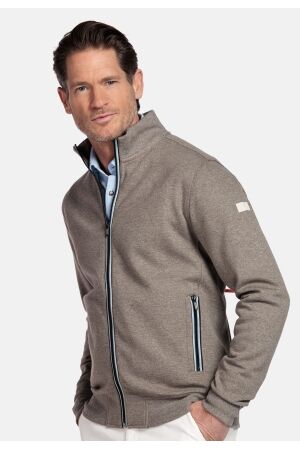 Baileys Sweat Cardigan Zip double face 60/40% 86 Taupe 86 Taupe