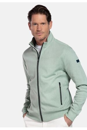 Baileys Sweat Cardigan Zip 2-tone 100% 72 Misty Green 72 Misty Green