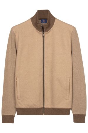 Baileys Cardigan Zip Cotton Cashmere 95/5% 815 Shell 815 Shell