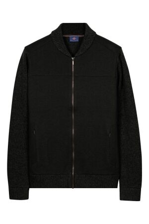 Baileys Cardigan Zip Padded Merino 33% 965 Dark Anthracite 965 Dark Anthracite