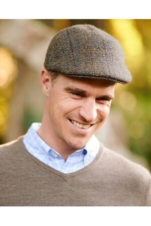 Wellington Henry Cap Harris Tweed 631 Green Blue Herringbone 631 Green Blue Herringbone Wellington Henry Cap Harris Tweed 631 Green Blue Herringbone 631 Green Blue Herringbone