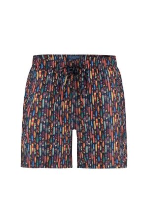 A Fish Named Fred Swimshort Surfboards 604 Navy 604 Navy A Fish Named Fred Swimshort Surfboards 604 Navy 604 Navy