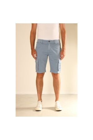 New Star Short met zakken Stretch Light Blue Light Blue