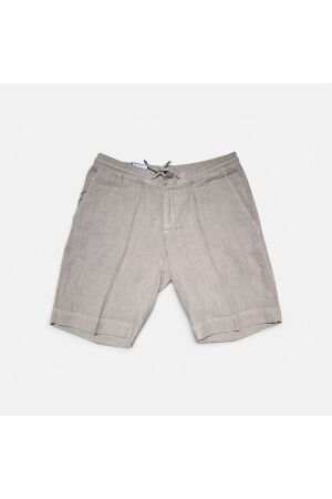 Alberto Pure Linen Chino Bermuda 535 Beige 535 Beige