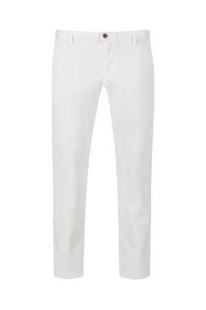 Alberto Coloured Denim Chino Slim Fit 100 White 100 White
