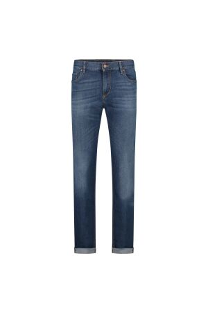 Alberto Vintage Denim Navy Blauw Blauw