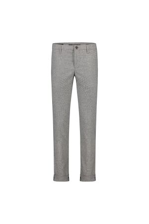 Alberto Mini Oxford Grey Slim Fit Grijs Grijs