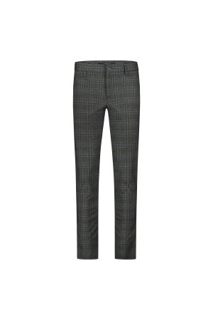 Alberto Jersey Check Slim Fit Chino Check Blue Beige Check Blue Beige