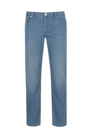 Alberto Light Soft Denim Co/Poly/Visc 820 Blue 820 Blue