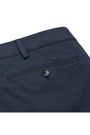 Meyer Modern Fit Chino Stretch Blauw Blauw Meyer Modern Fit Chino Stretch Blauw Blauw