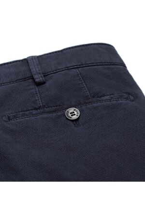 Meyer Slim Fit Chino Stretch Blauw Blauw