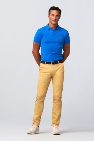 Meyer Slim Fit Chino Geel Geel Meyer Slim Fit Chino Geel Geel