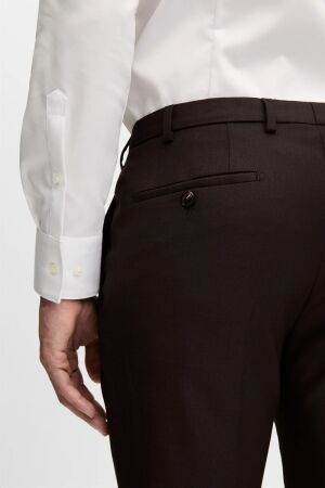 Digel Pant.Mix: Zignone Wool Stretch Slim Fit 60 Red 60 Red Digel Pant.Mix: Zignone Wool Stretch Slim Fit 60 Red 60 Red
