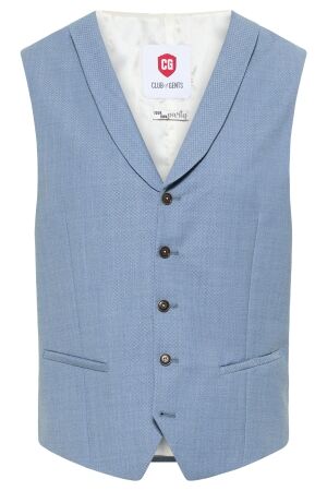 Club of Gents Waistcoat: 100% Wool 61 Blau 61 Blau Club of Gents Waistcoat: 100% Wool 61 Blau 61 Blau