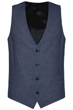 Digel Waistcoat: Hyperstretch Slim Fit 22 Blau 22 Blau