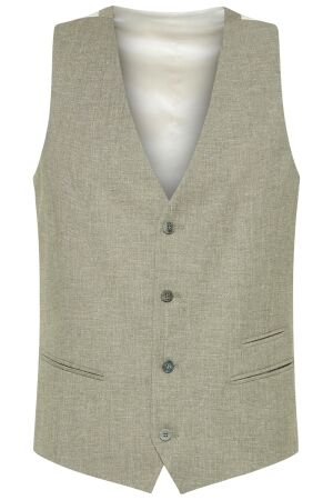 Digel Waistcoat: Wo/Co/Li Slim Fit 54 Green 54 Green