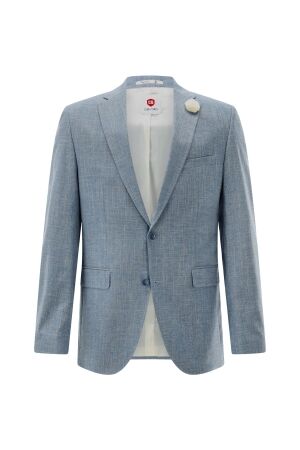 Club of Gents Colb.Mix: 43/26/11% Co/Wol/Li 61 Blau 61 Blau