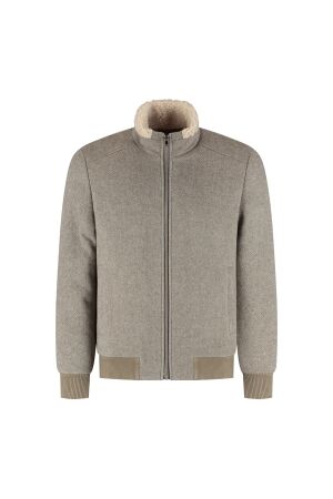 Born with Appetite MOLTE short woolen jacket with zipper 2002 Tabacco 2002 Tabacco Born with Appetite MOLTE short woolen jacket with zipper 2002 Tabacco 2002 Tabacco