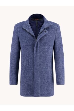 A Fish Named Fred Flunnel Neck Coat 600 Classic Blue 600 Classic Blue