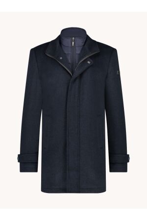 A Fish Named Fred Flunnel Neck Coat 604 Navy 604 Navy